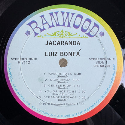 Luiz Bonfá - Jacaranda / R-8112 Ranwood US Original LP