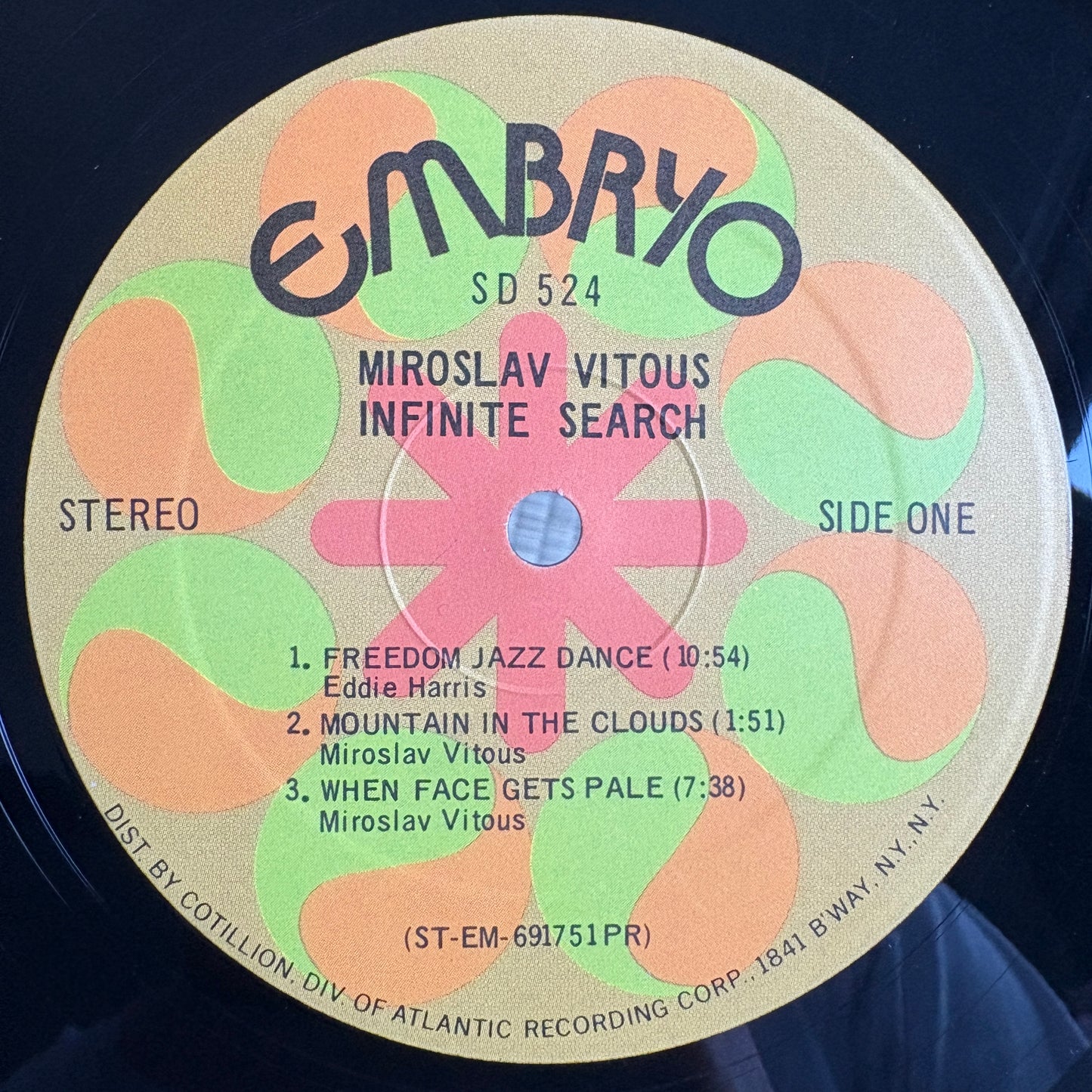 Miroslav Vitous – Infinite Search / SD 524 Embryo US Original LP