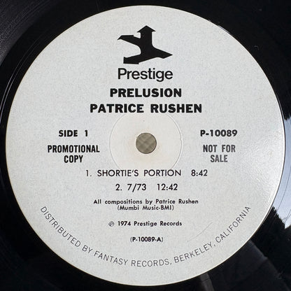 Patrice Rushen - Prelusion / P-10089 Prestige US Original Promo LP