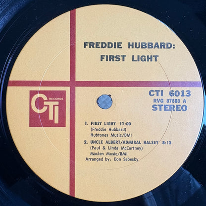 Freddie Hubbard ‎– First Light / CTI 6013 CTI US Original LP
