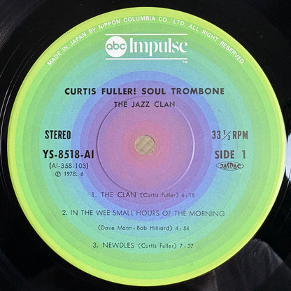 Curtis Fuller – Soul Trombone And The Jazz Clan / YS-8518-AI Impulse! Japan LP