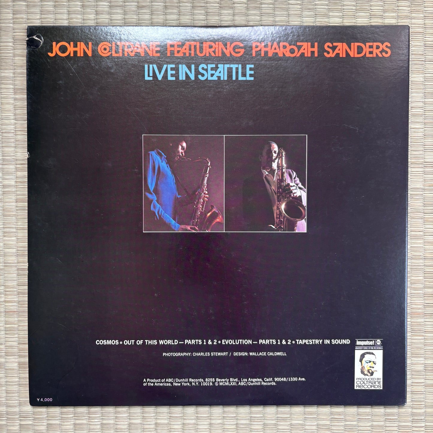 John Coltrane – Live In Seattle / YB-8504~5-AI Impulse! Japan LP