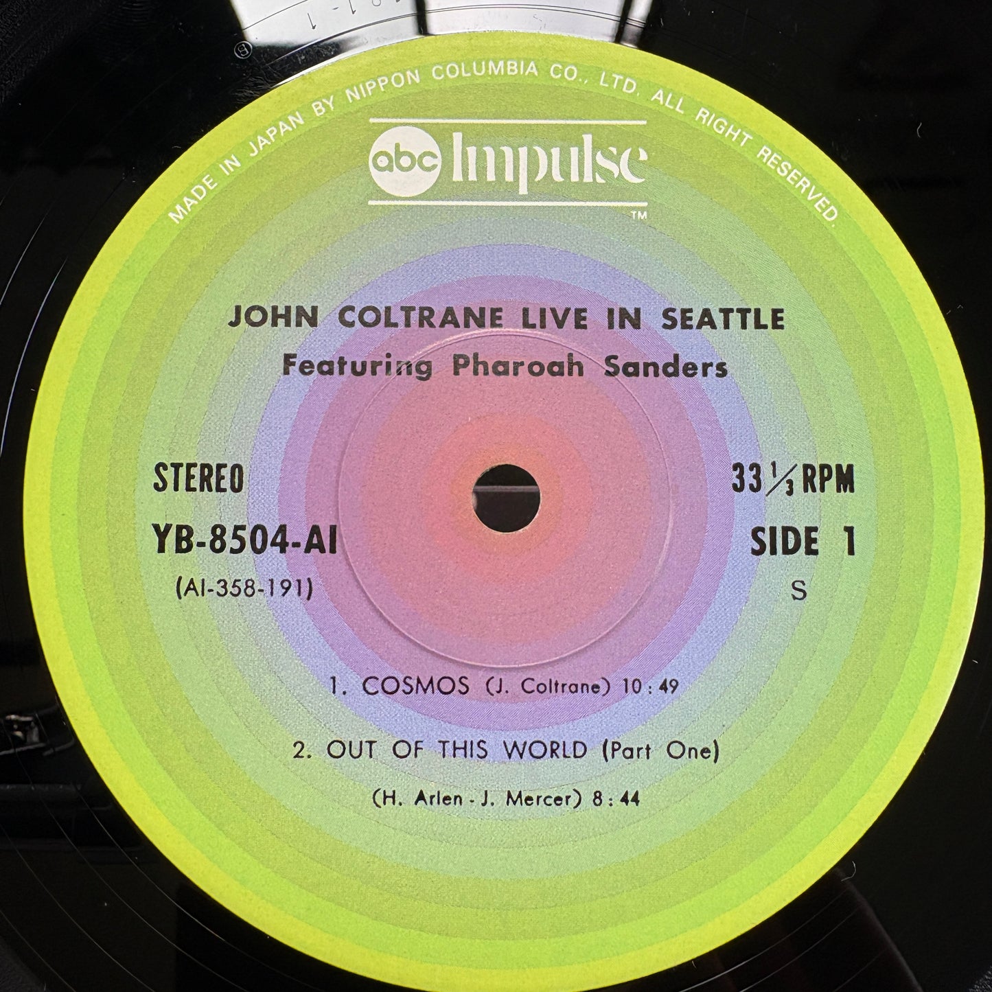 John Coltrane – Live In Seattle / YB-8504~5-AI Impulse! Japan LP