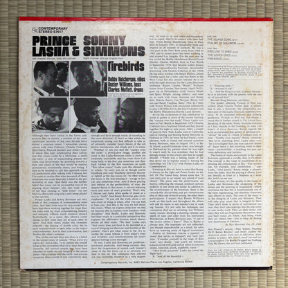 Prince Lasha & Sonny Simmons - Firebirds / S7617 Contemporary US LP