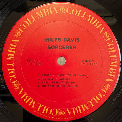 Miles Davis - Sorcerer / CS 9532 Columbia US LP