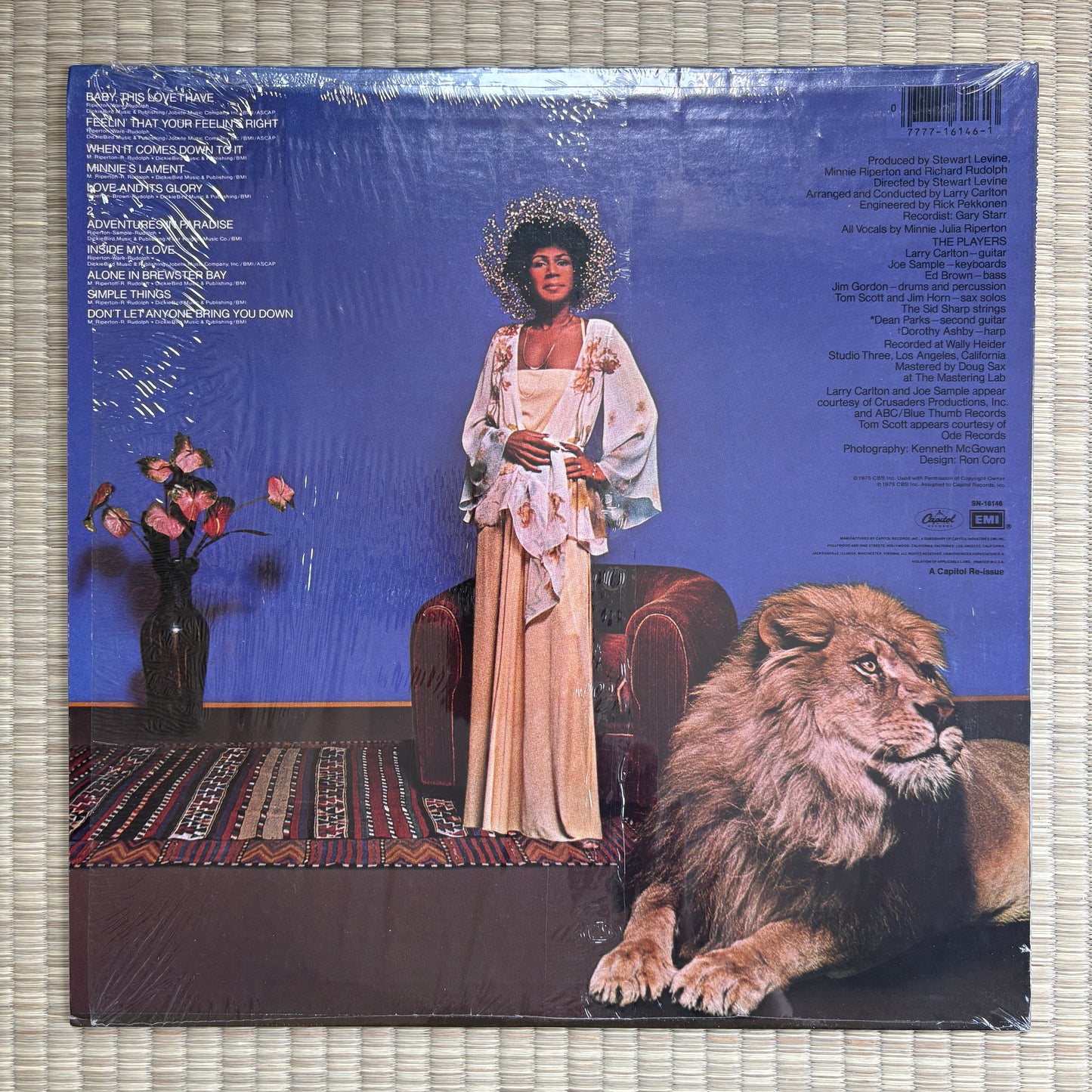 Minnie Riperton - Adventures In Paradise / SN-16146 Capitol US LP