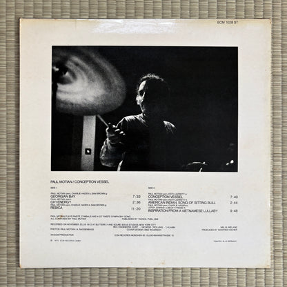 Paul Motian – Conception Vessel / ECM 1028 ST ECM German Original LP