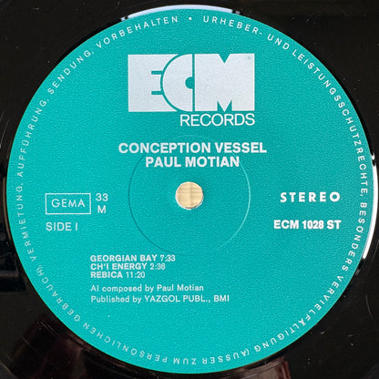 Paul Motian – Conception Vessel / ECM 1028 ST ECM German Original LP