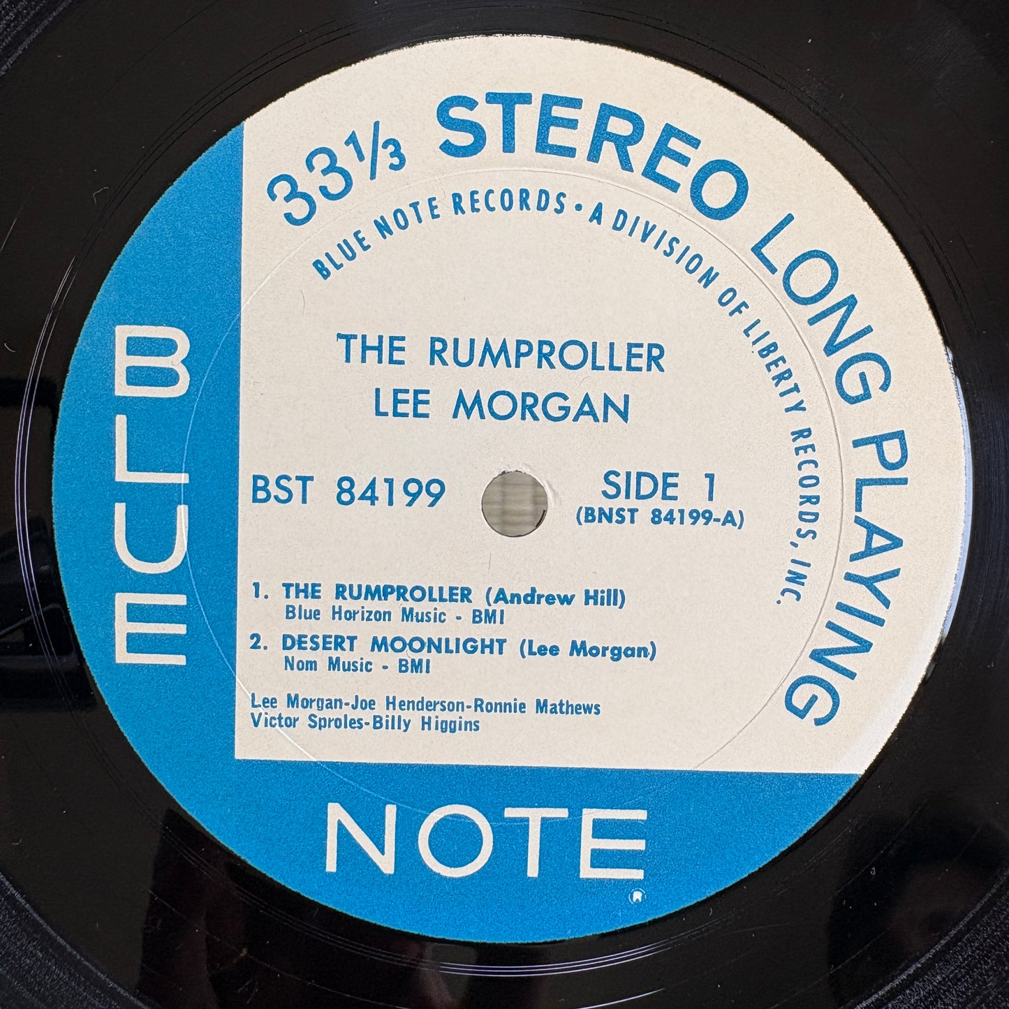 Lee Morgan ‎– The Rumproller / BST 84199 Blue Note US LP