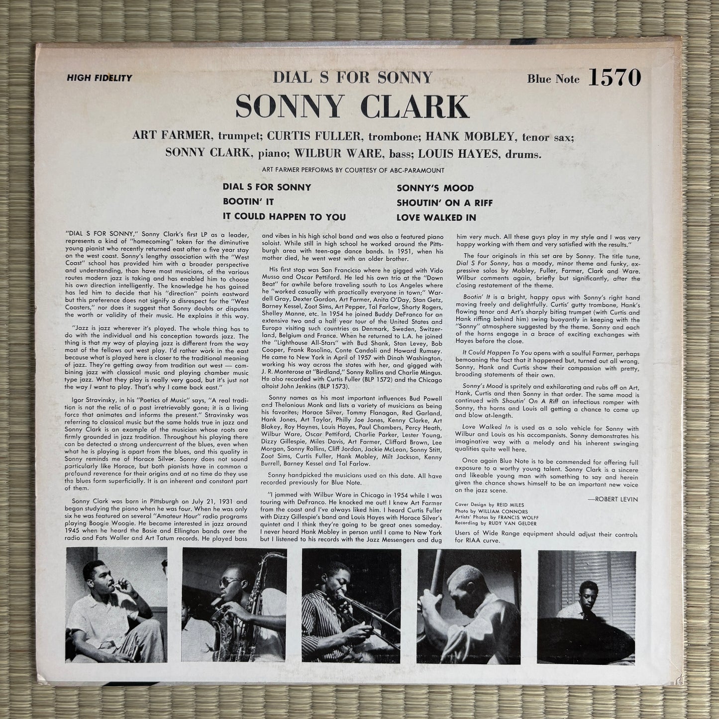 Sonny Clark – Dial S For Sonny / BLP 1570 Blue Note US LP