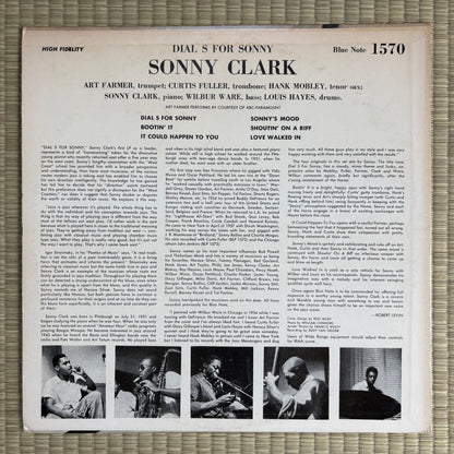 Sonny Clark – Dial S For Sonny / BLP 1570 Blue Note US LP