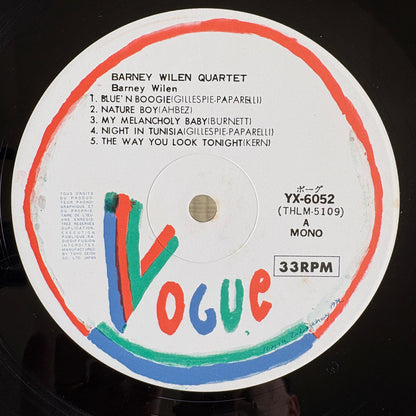 Barney Wilen Quartet - Tilt / YX-6052 Vogue Japan LP