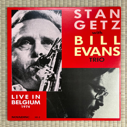 Stan Getz, Bill Evans Trio - Live In Belgium 1974 / ND-2 Novadisc Belgium Original LP