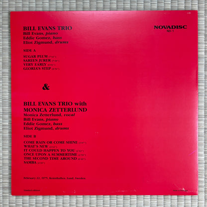 Bill Evans Trio, Monica Zetterlund – Swedish Concert-1975 / ND-1 Novadisc Portugal LP