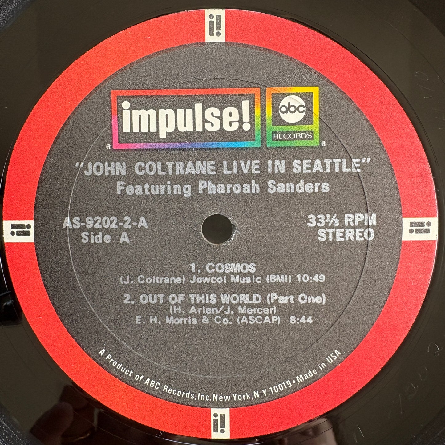 John Coltrane, Pharoah Sanders – Live In Seattle / AS-9202-2 Impulse! US Original LP