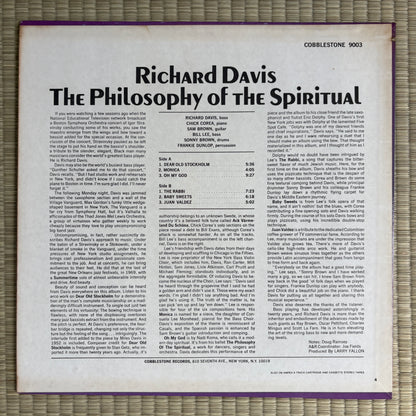 Richard Davis – The Philosophy Of The Spiritual / CST 9003 Cobblestone US Orignal LP