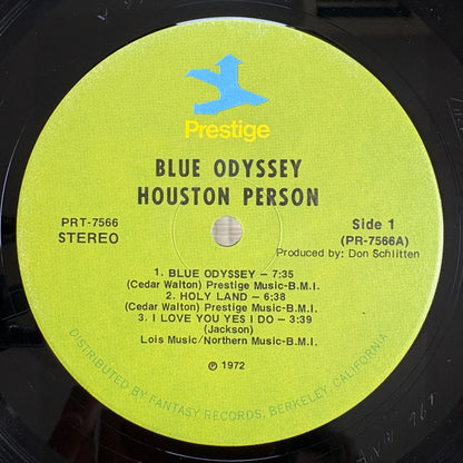 Houston Person – Blue Odyssey / PRT-7566 Prestige US LP
