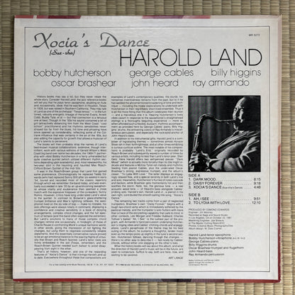 Harold Land ‎– Xocia's Dance / MR 5272 Muse US Original Promo LP