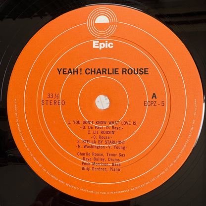 Charlie Rouse – Yeah! / ECPZ-5 Epic Japan LP