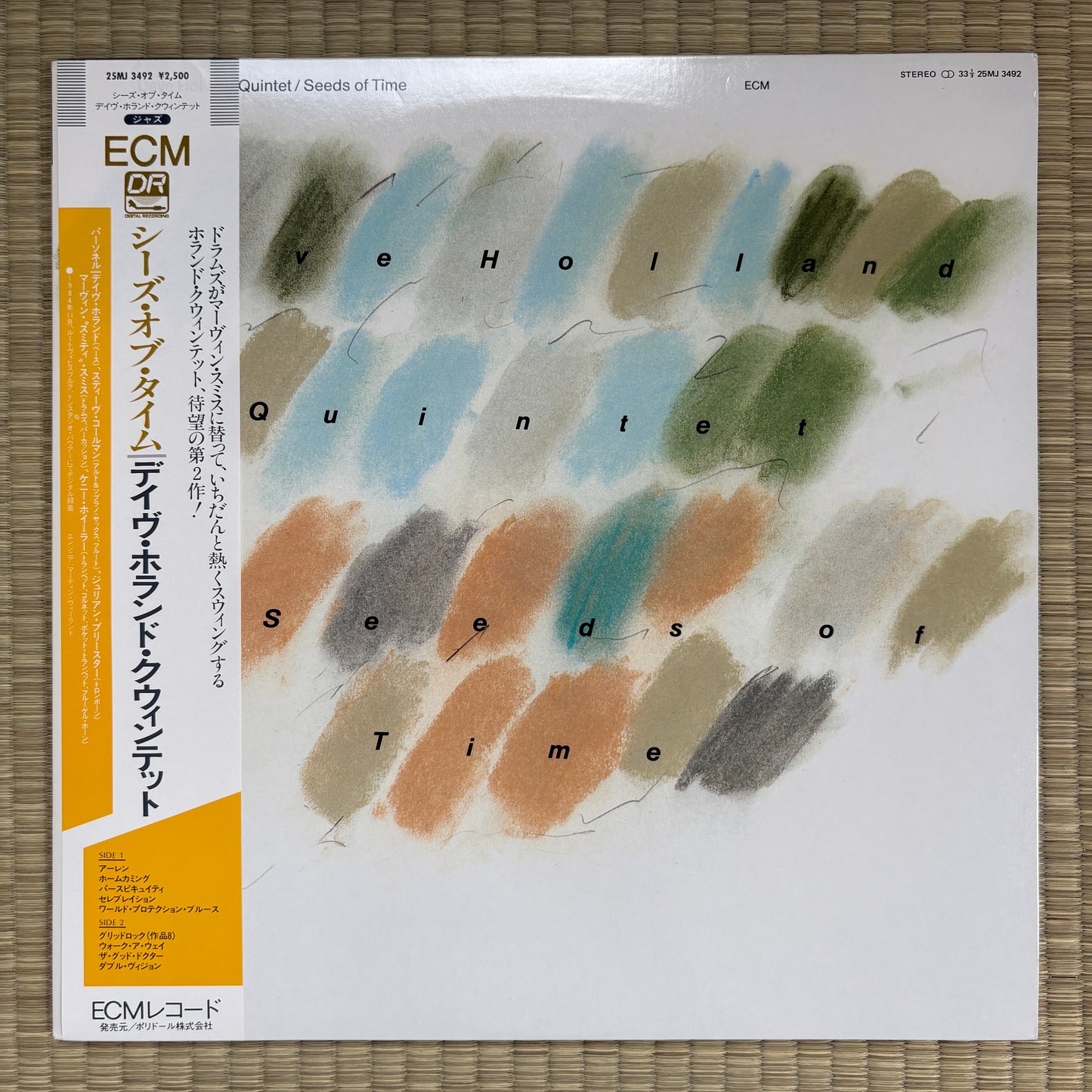 Dave Holland Quintet – Seeds Of Time / 25MJ 3375 ECM Japan Original Promo LP