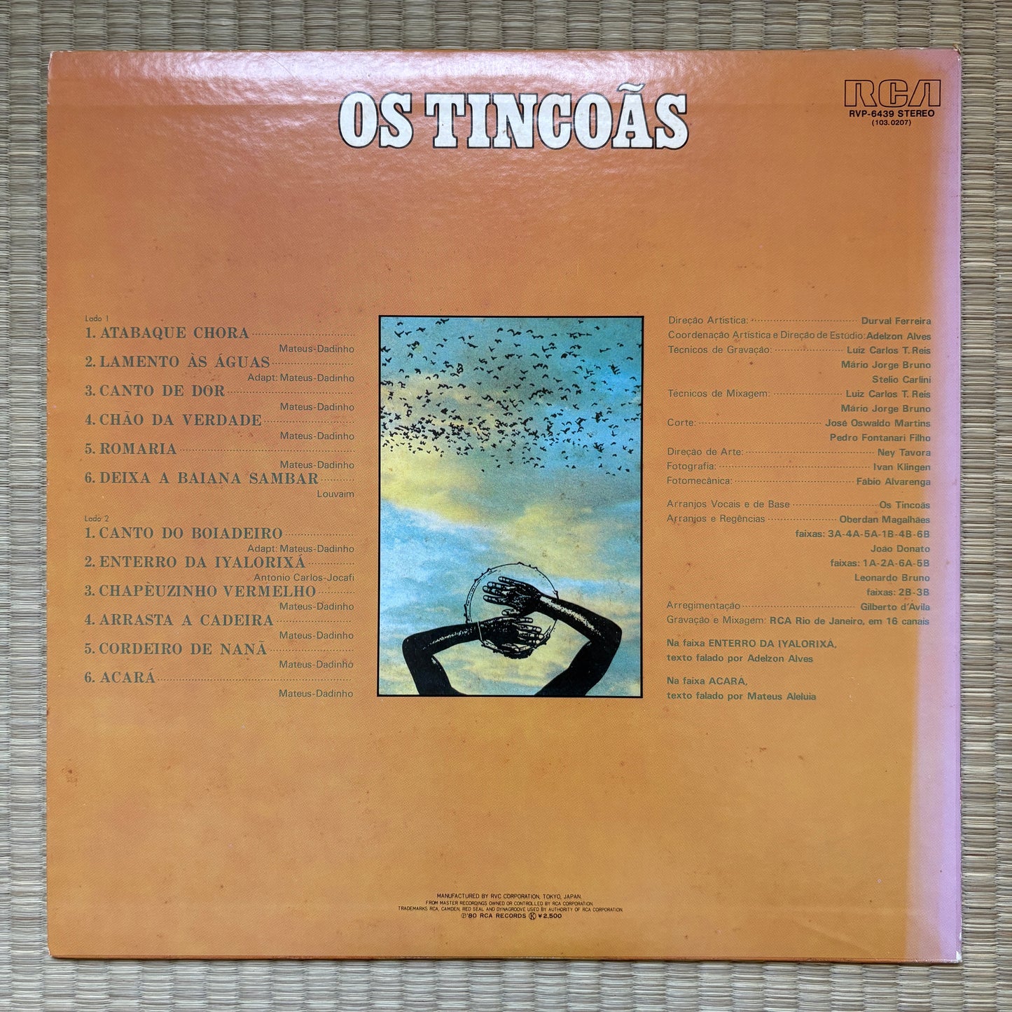 Os Tincoãs - S/T / RVP-6439 RCA Japan Original LP