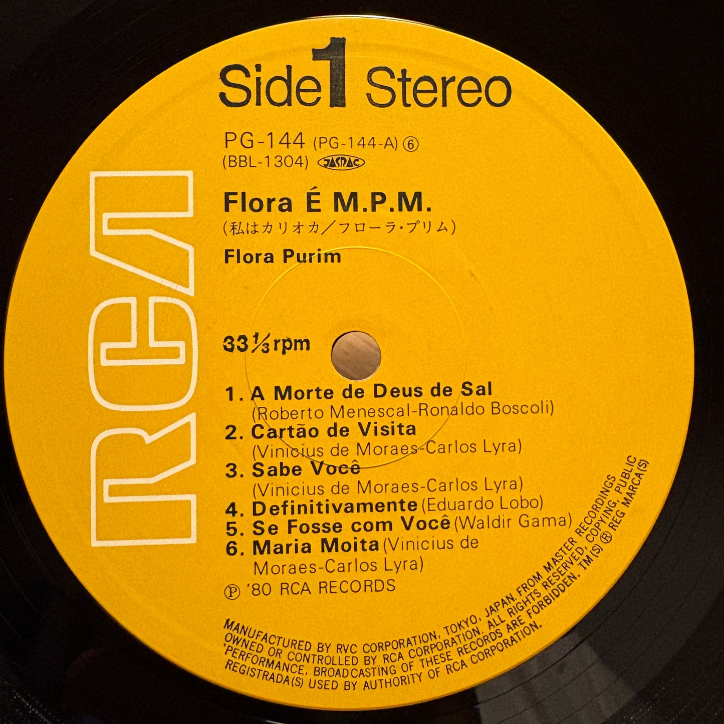 Flora Purim – Flora É M.P.M. / PG-144 RCA Japan LP