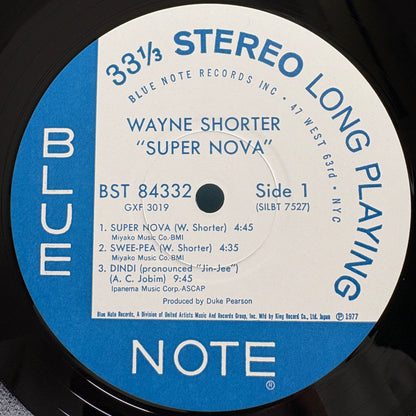 Wayne Shorter – Super Nova / GXK-3019 Blue Note Japan LP