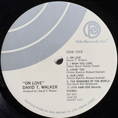 David T. Walker – On Love / GP 2017 Ode Japan Original LP