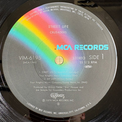 Crusaders - Street Life / VIM-6195 MCA Japan Original LP + Live Ticket