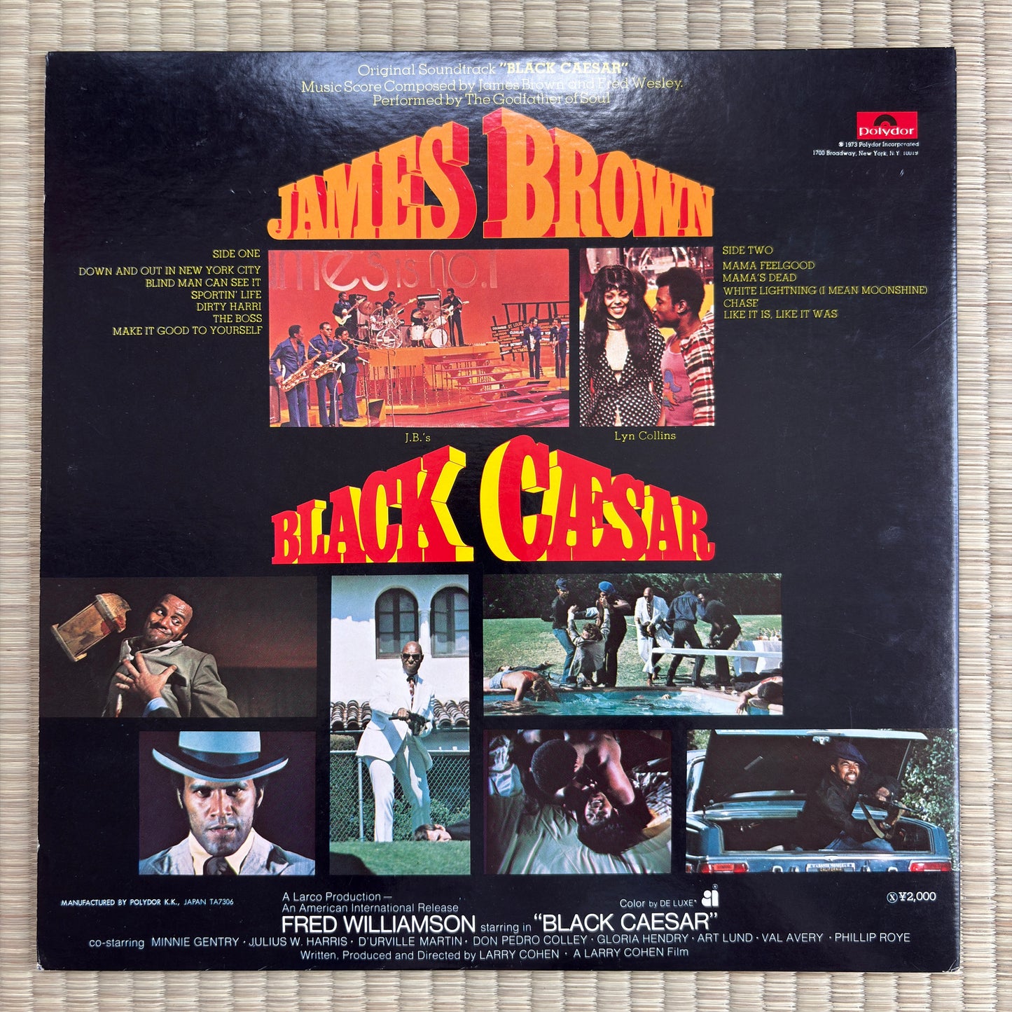 James Brown ‎– Black Caesar / MP 2313 Polydor Japan Original LP