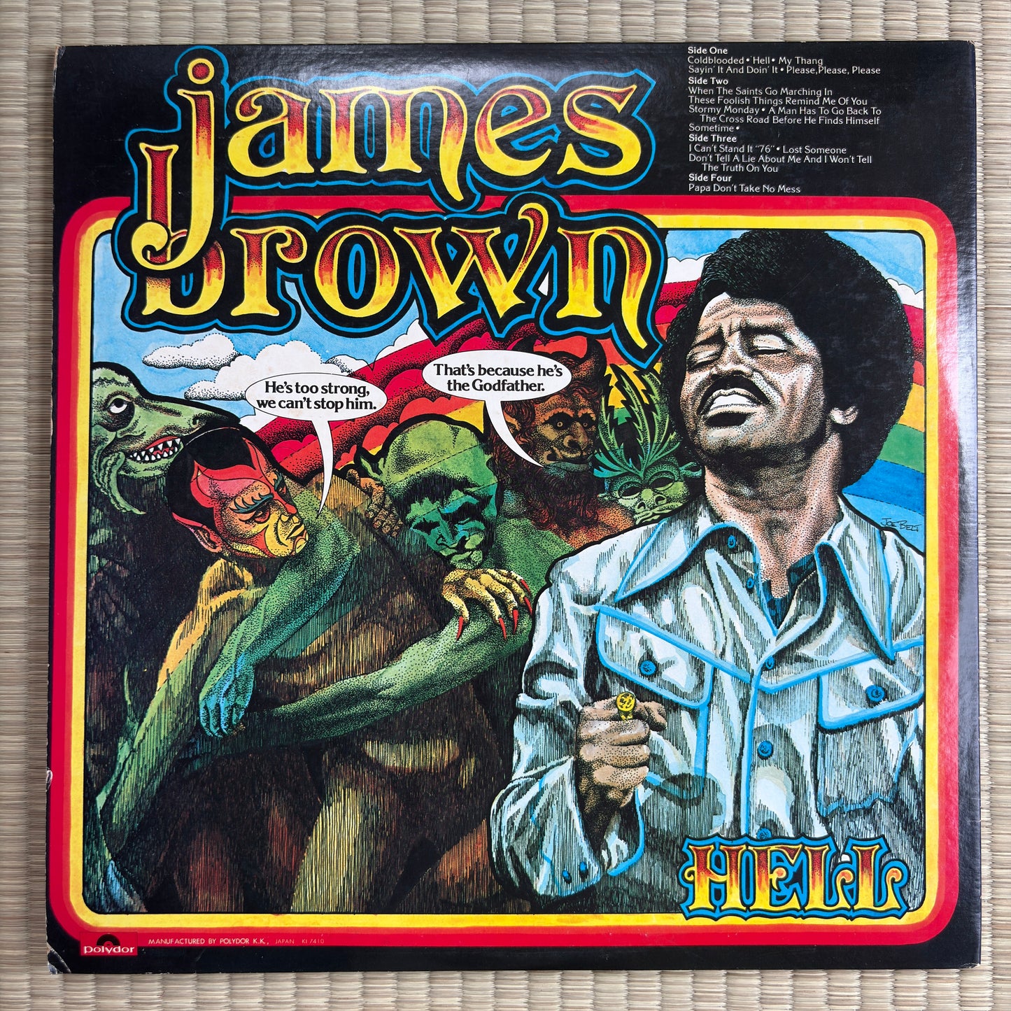 James Brown ‎– Hell / MP 9474/5 Polydor Japan Original LP