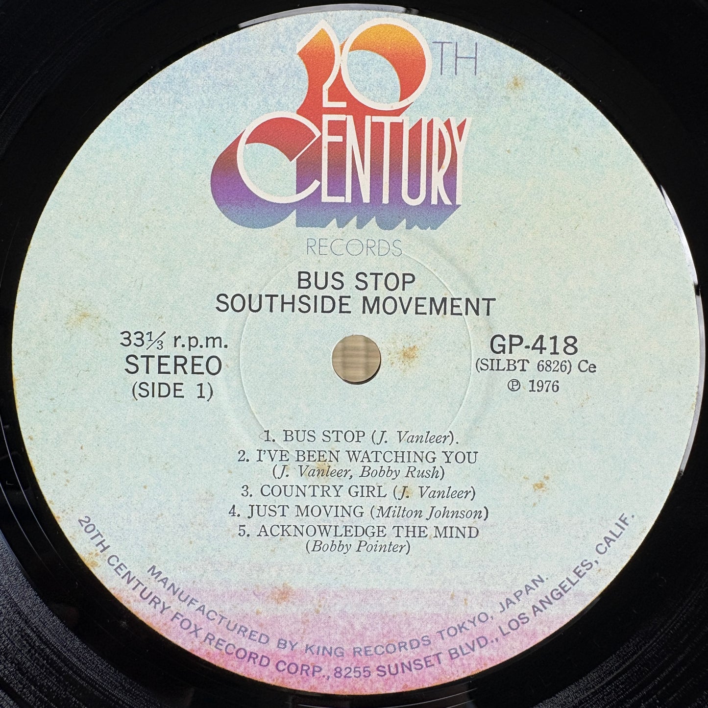 Southside Movement – Moving South / GP 418 20th Century Japan Original LP