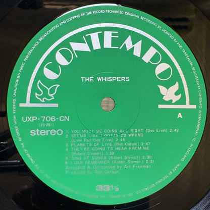 The Whispers ‎– Planets Of Life / UXP-706-CN Contempo Japan LP
