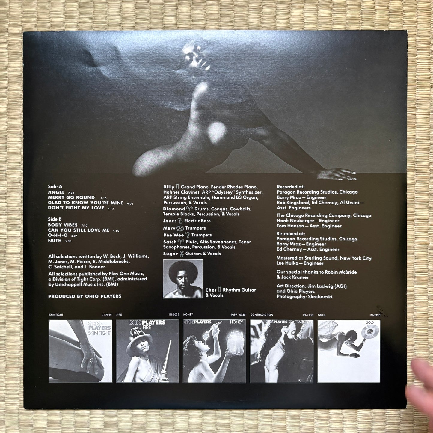 Ohio Players – Angel / RJ-7230 Mercury Japan Original LP