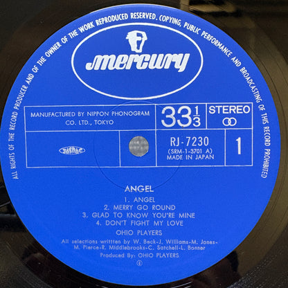 Ohio Players – Angel / RJ-7230 Mercury Japan Original LP