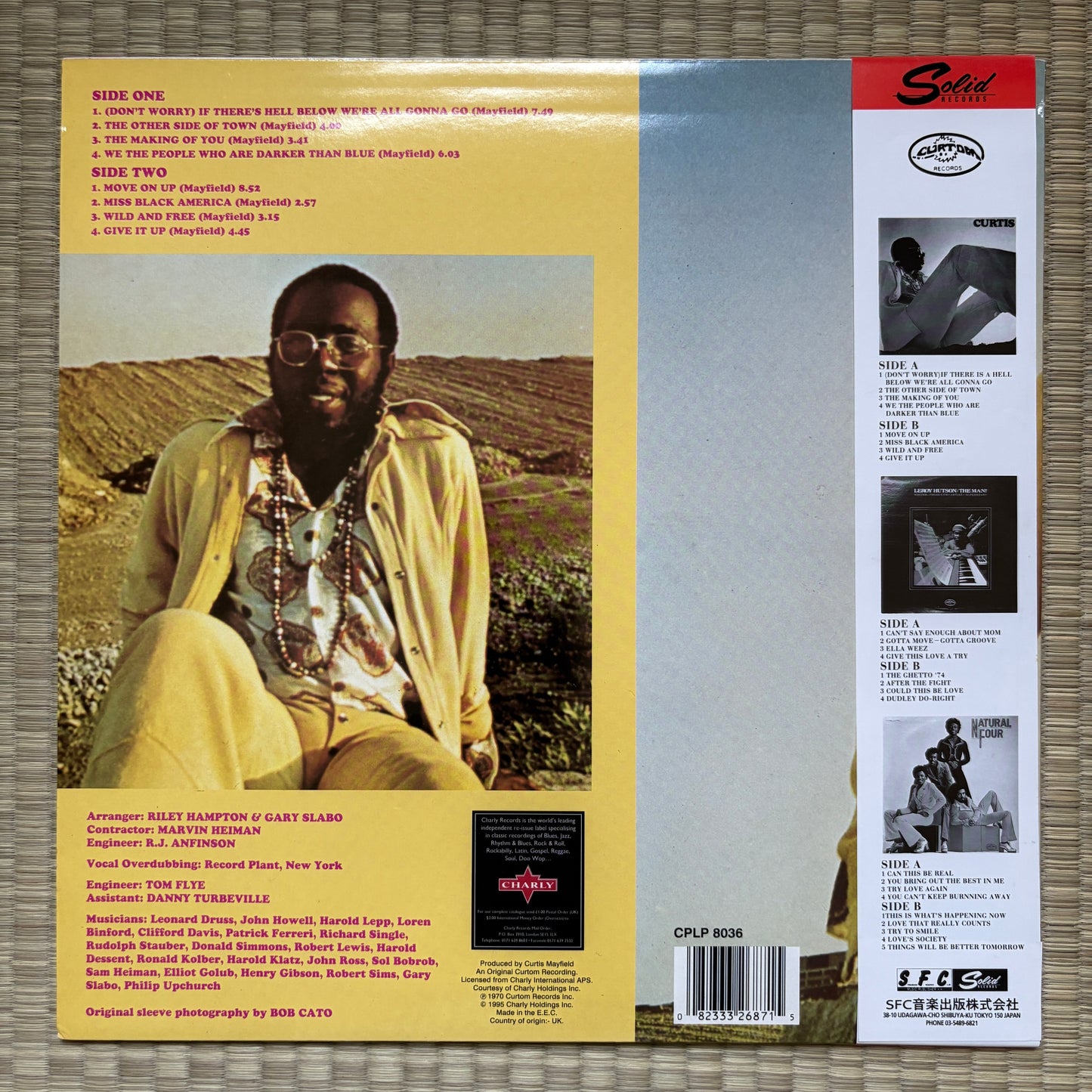 Curtis Mayfield – Curtis / Solid-0001 Solid Japan LP