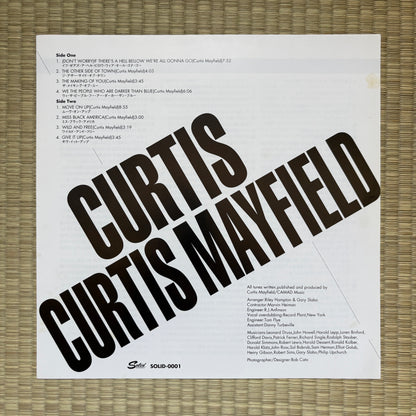 Curtis Mayfield – Curtis / Solid-0001 Solid Japan LP