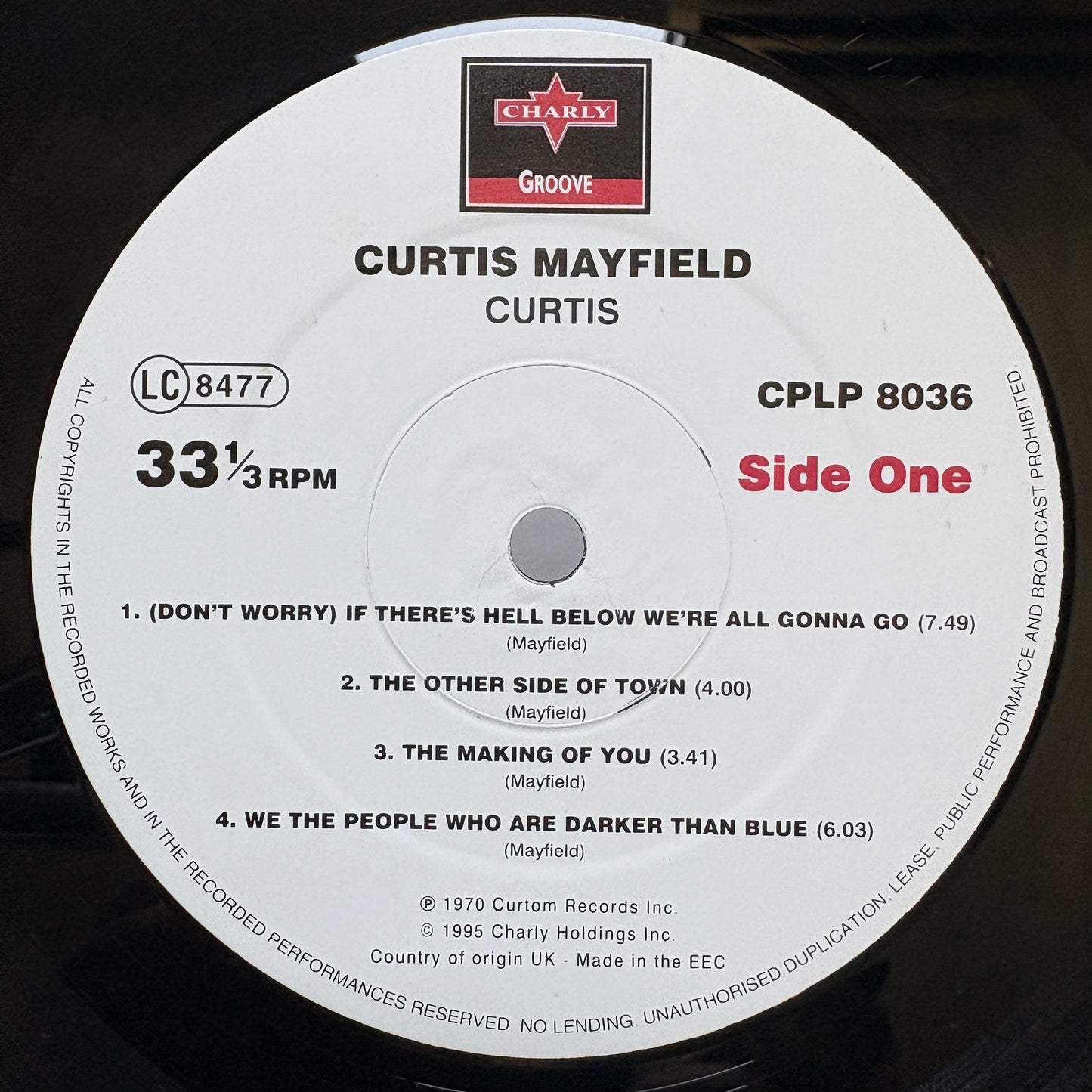Curtis Mayfield – Curtis / Solid-0001 Solid Japan LP