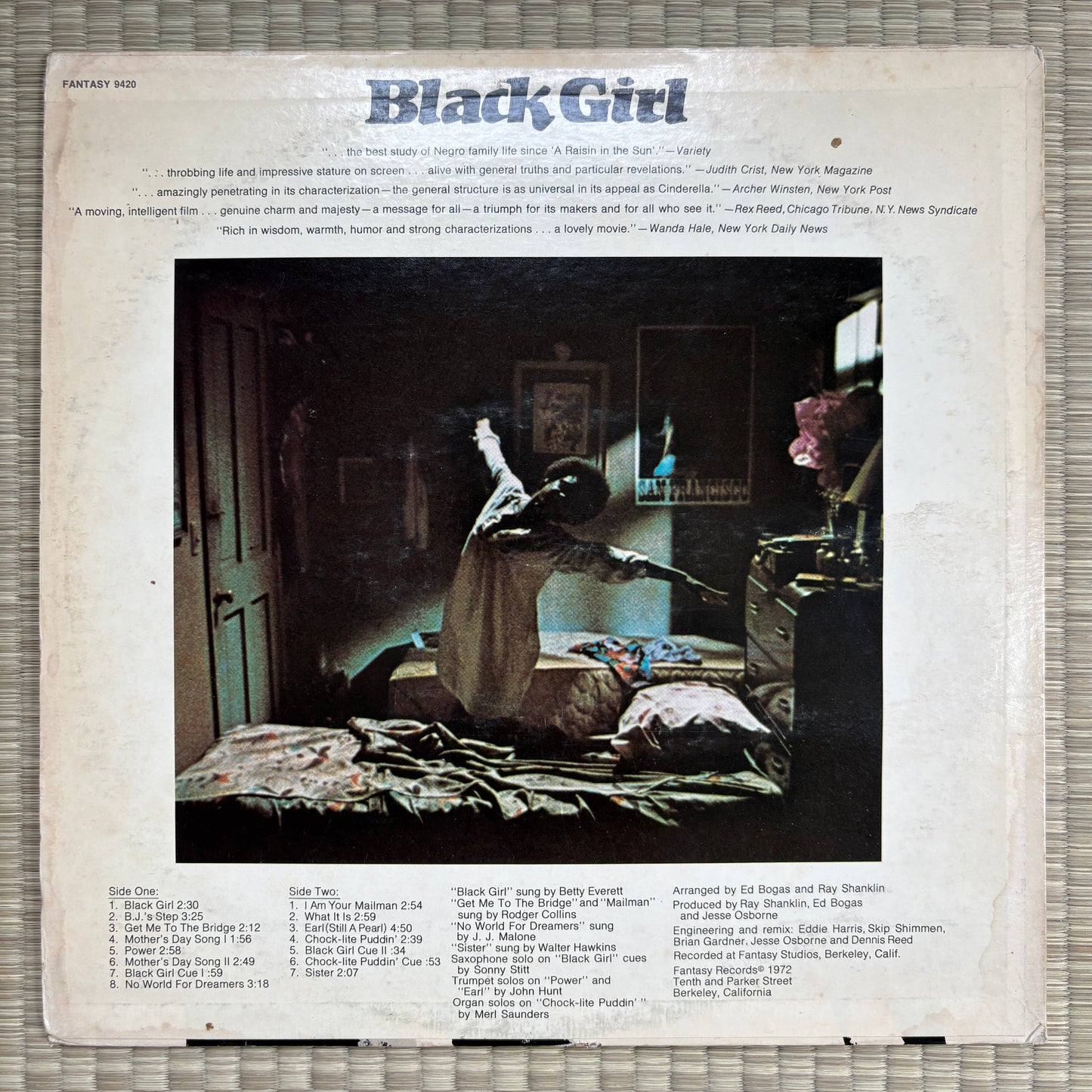 V/A - Black Girl (Original Sound Track Recording) / 9420 Fantasy US Original LP