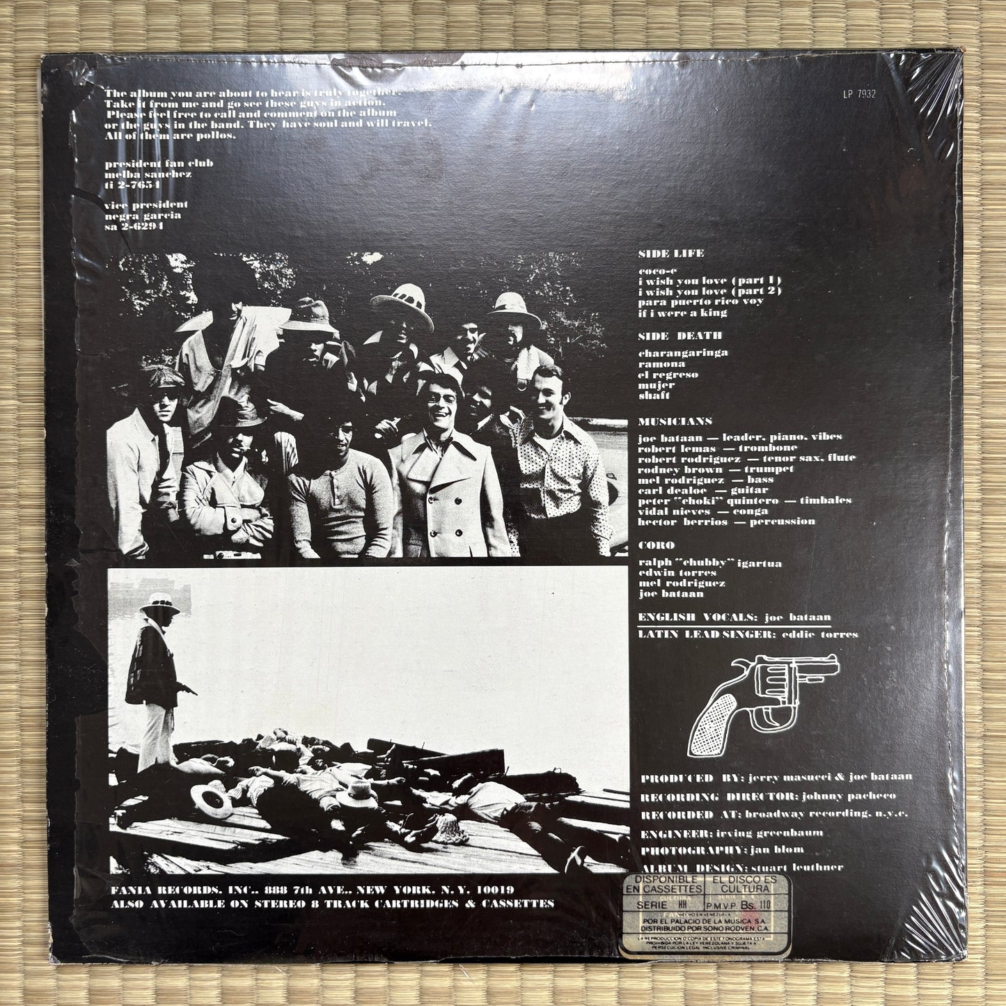 Joe Bataan – Saint Latin's Day Massacre / LP-7932 Fania Venezuela LP