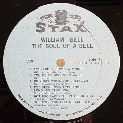 William Bell – The Soul Of A Bell / 719 Stax US Original LP