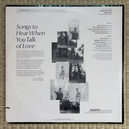 Willie Hutch – Season For Love / LSP-4296 RCA US Original LP