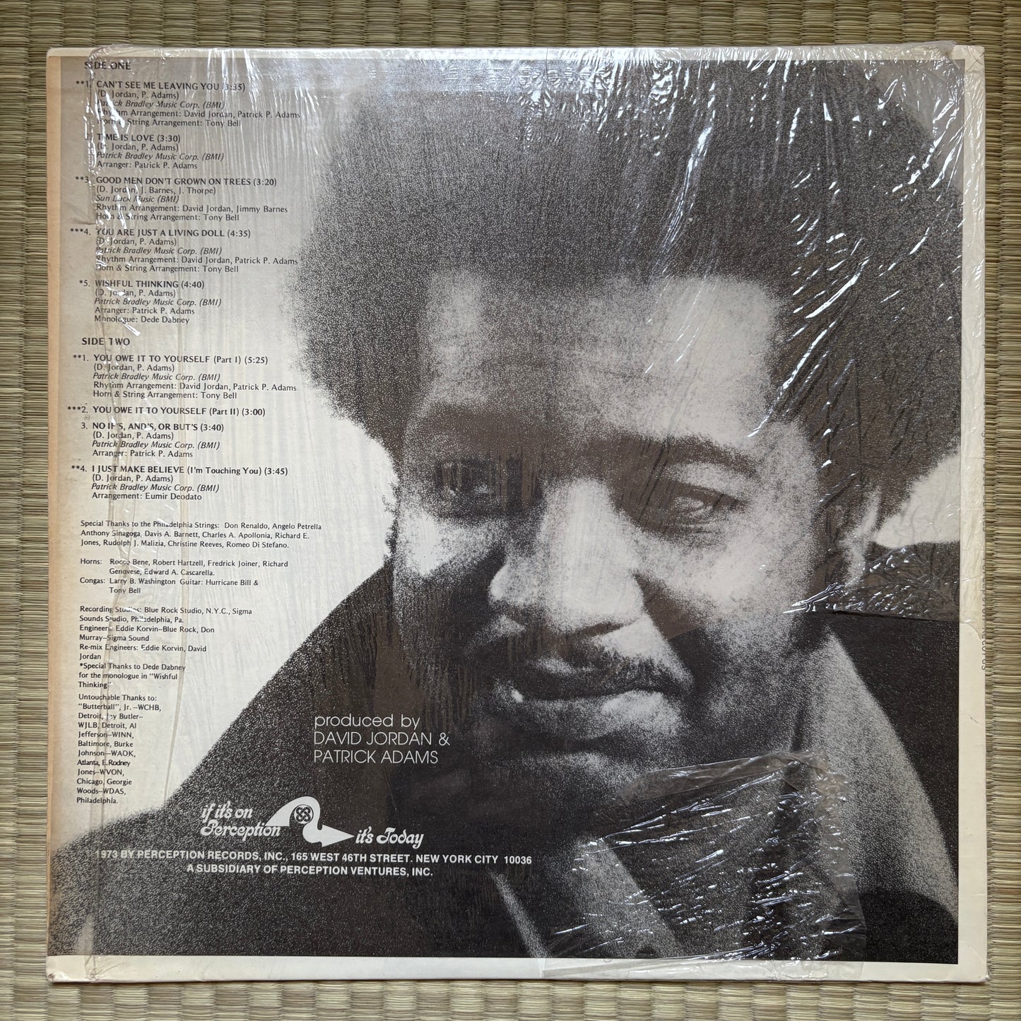 J. J. Barnes – Born Again / PLP-39 Perception US Original Promo LP