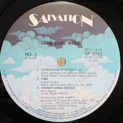 Gabor Szabo – Macho / GP3032 Salvation Japan Original LP