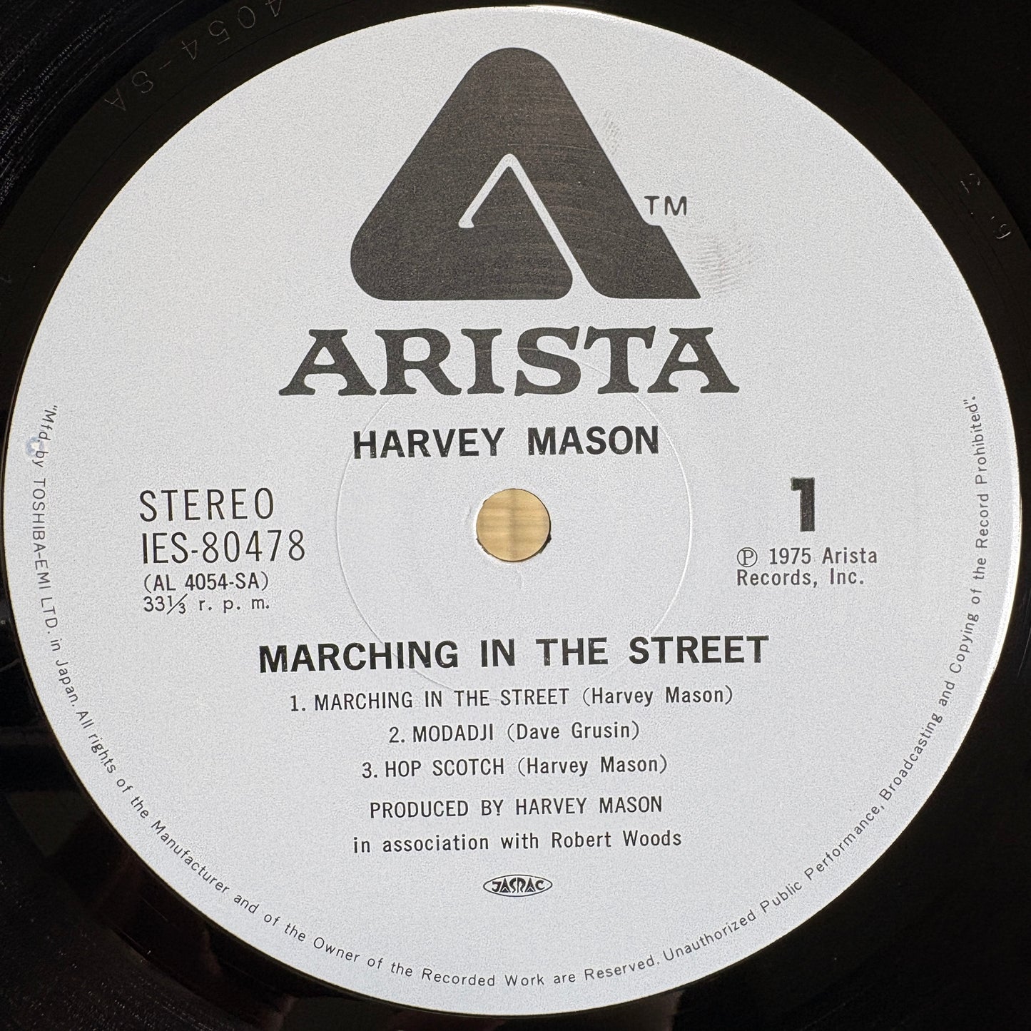 Harvey Mason – Marching In The Street / IES-80478 Arista Japan Original LP
