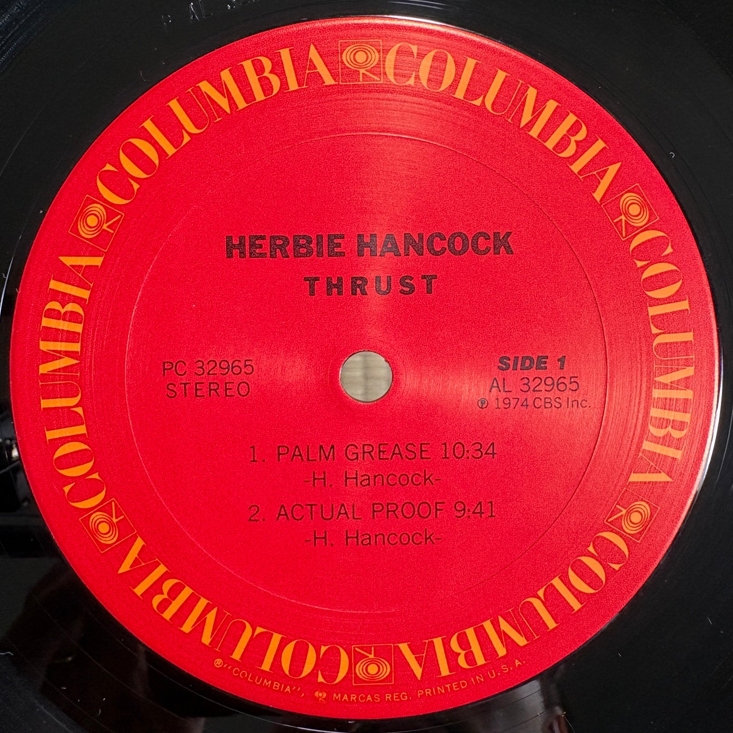 Herbie Hancock – Thrust / PC 32965 Columbia US Original LP