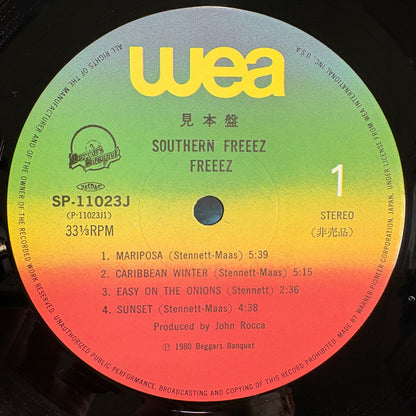 Freeez ‎– Southern Freeez / P-11023J WEA Japan Original Promo LP