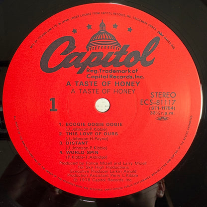 A Taste Of Honey - S/T / ECS-81117 Capitol Japan Original LP