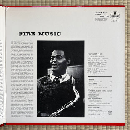 Archie Shepp – Fire Music / AS-86 Impulse! US LP