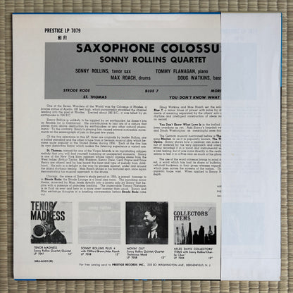Sonny Rollins - Saxophone Colossus / SMJ-6501 Prestige Japan LP